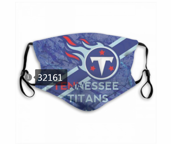 NFL 2020 Tennessee Titans #8 Dust mask with filter